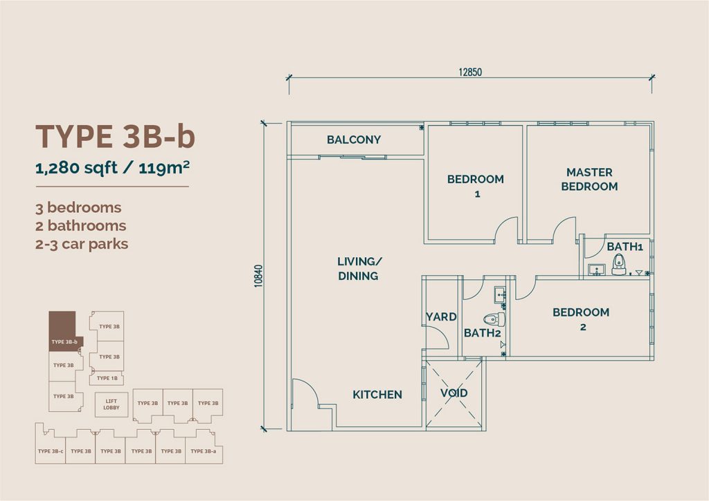 NOA Residence floor plan